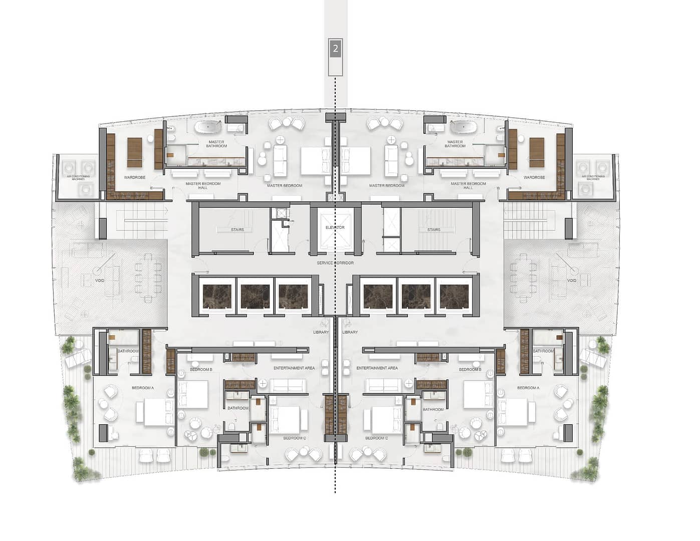 Duplex Penthouse - La Maison by Fendi Casa - PANAMA