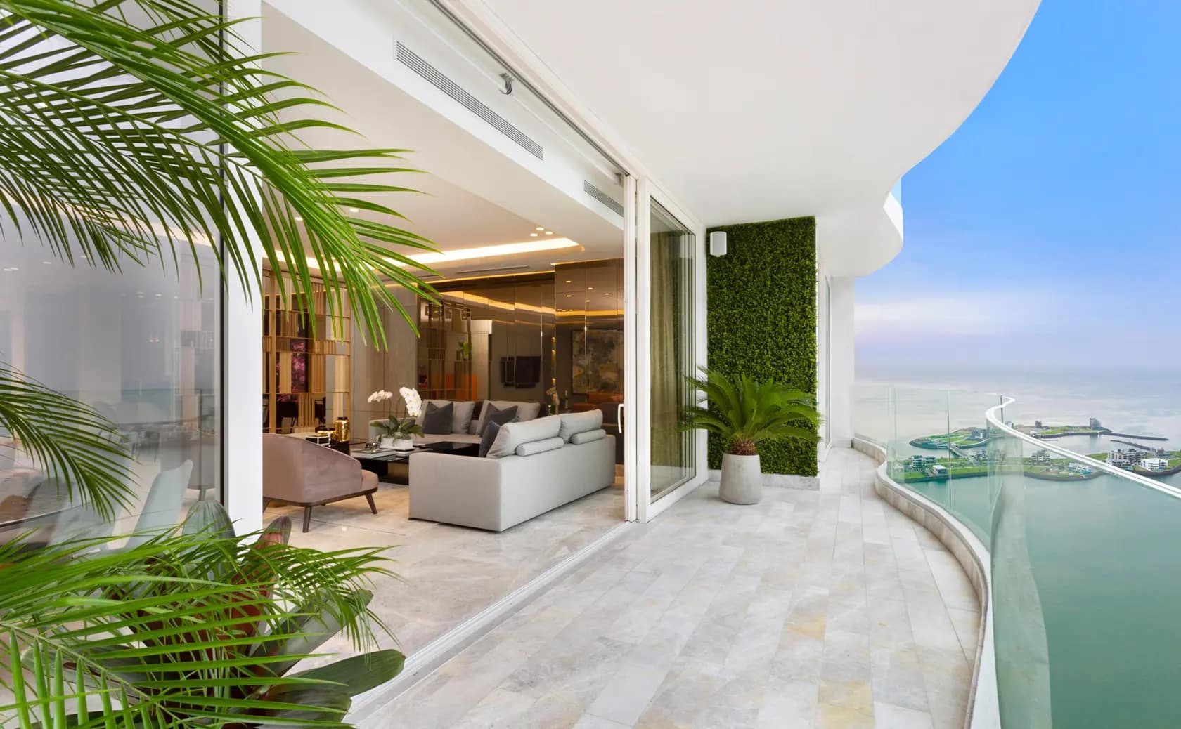 The Towers - Punta Paitilla - Panama - 320 SQM Apartment - Terrace - Day Ocean View