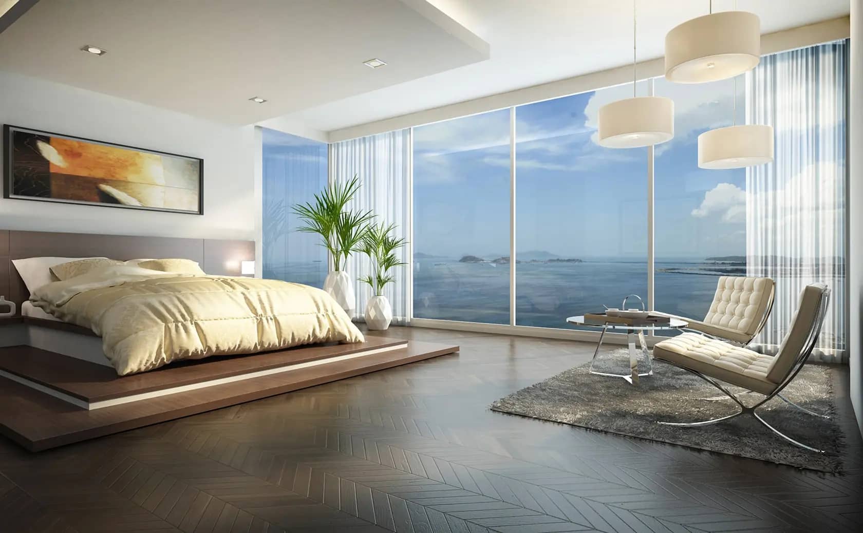 The Towers - Punta Paitilla - Panama - 390 SQM Apartment - Master Bedroom - Ocean View